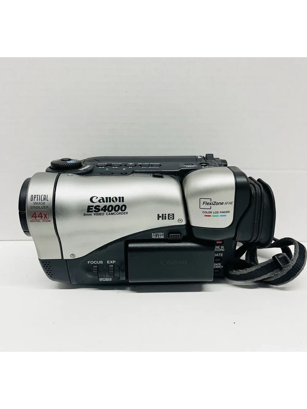Canon ES4000 Camcorder Silver W/ Battery Untested